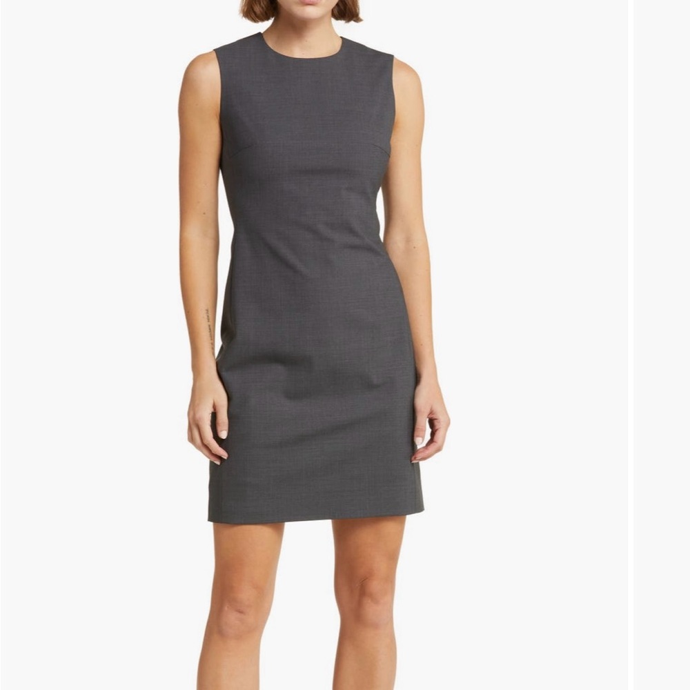 NWT: Theory grey wool tailored dress (size 4)